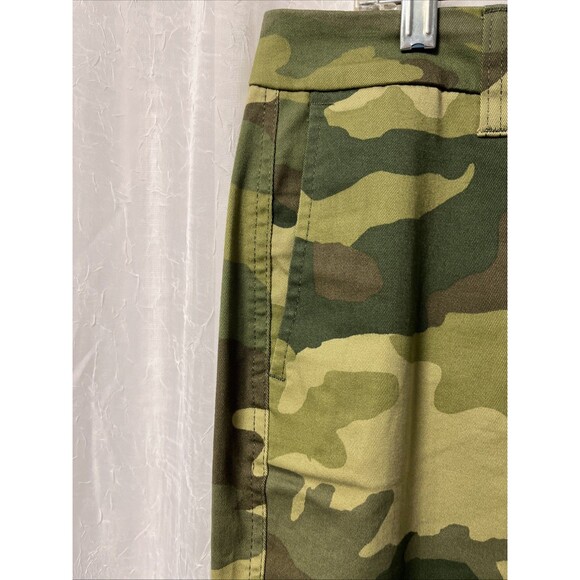 J. Crew Camo high-rise girlfriend chino pant Size 2 NWT - Picture 6 of 8
